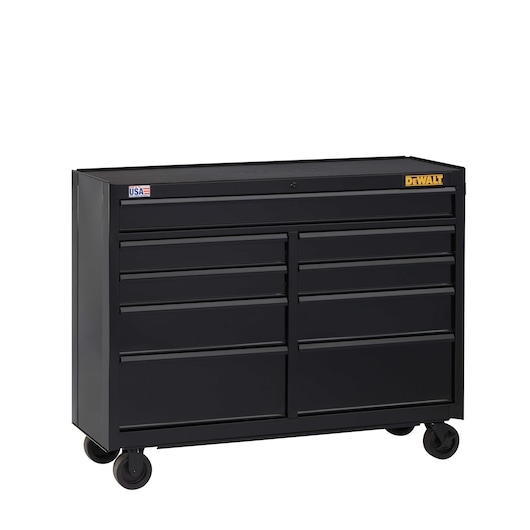 52 inch Wide 9 drawer rolling tool cabinet.
